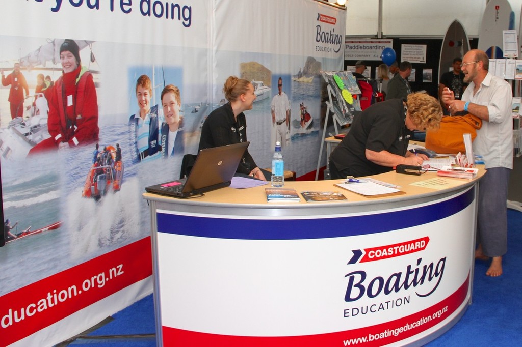 Coastguard Education - 2012 Auckland On the Water Boat Show © Richard Gladwell www.photosport.co.nz